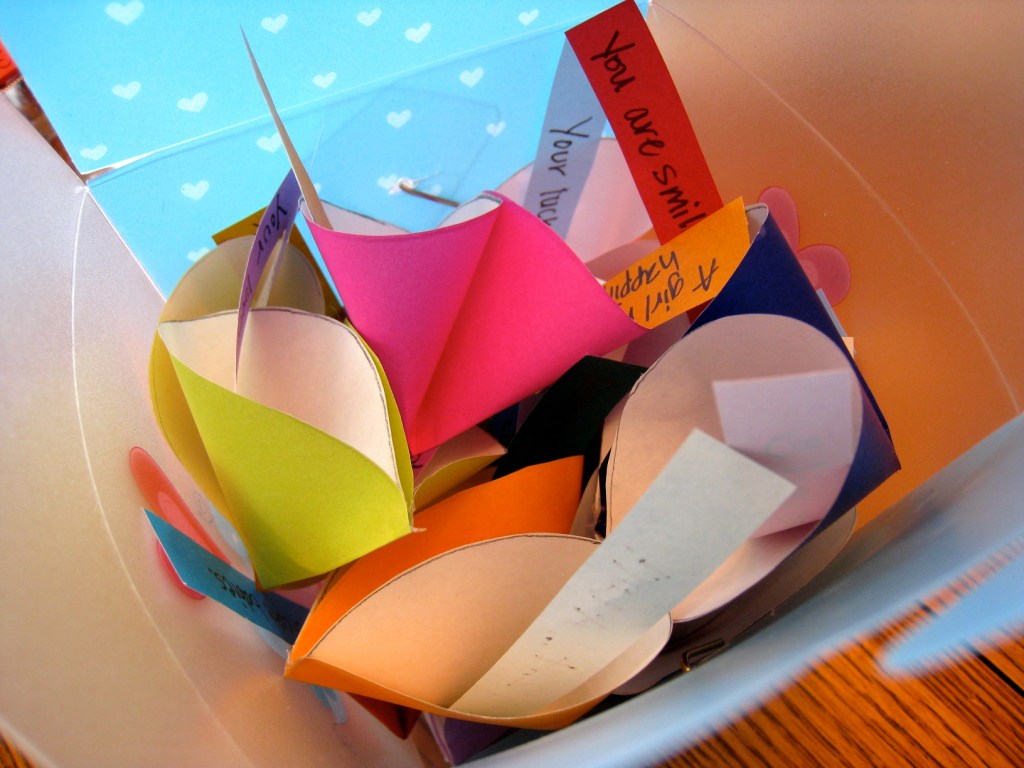 Origami Fortune Cookies